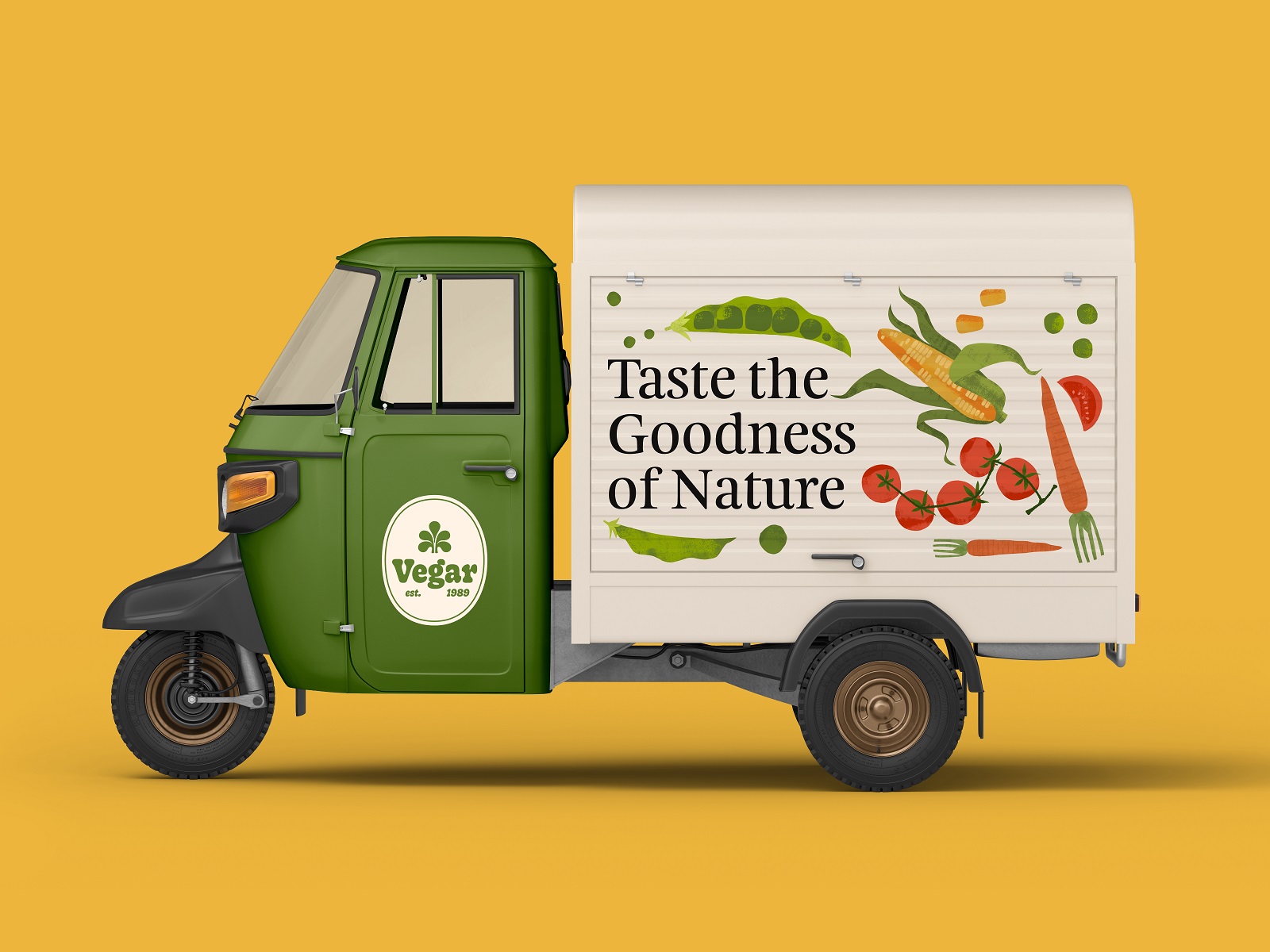 vegetables brand truck livery marketing design tubik arts