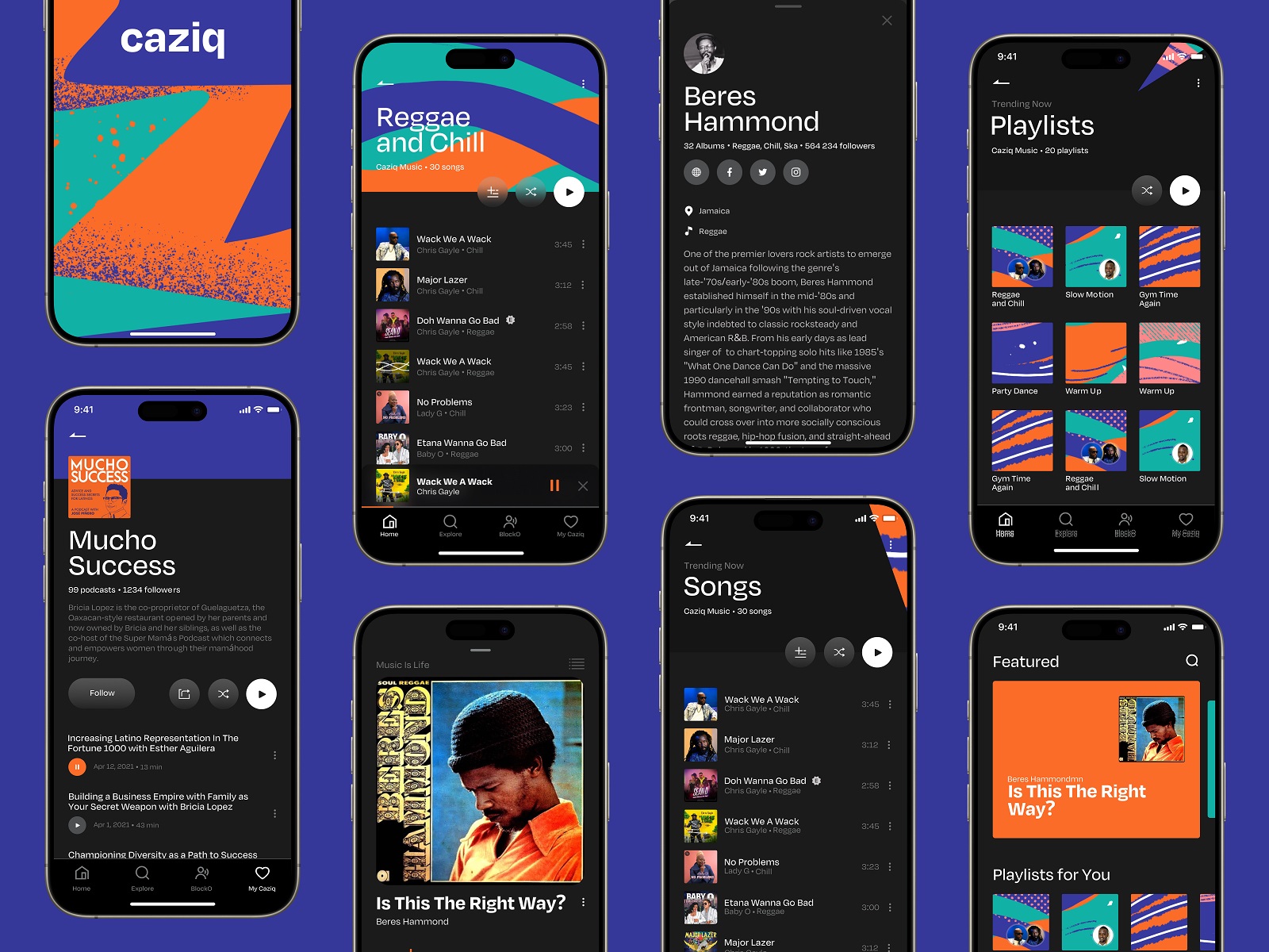 case study music app design tubik