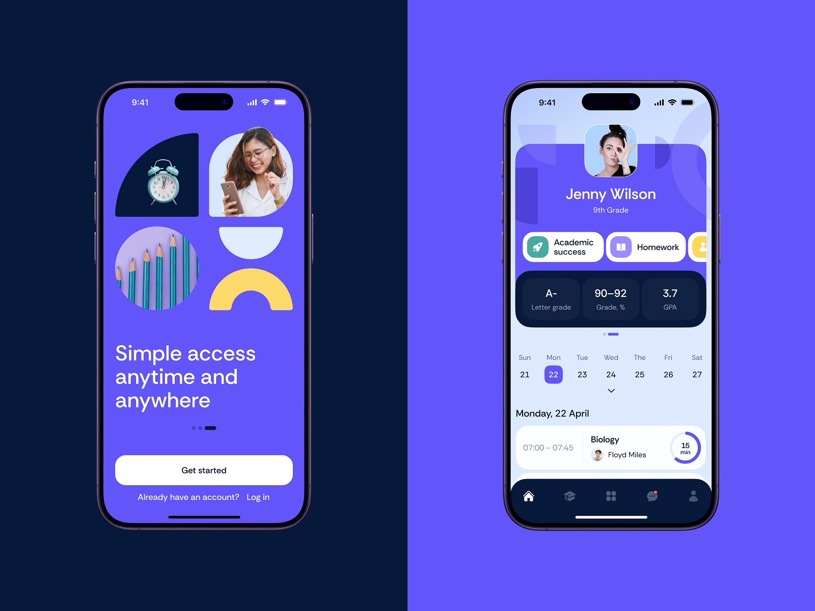 education app design tubik