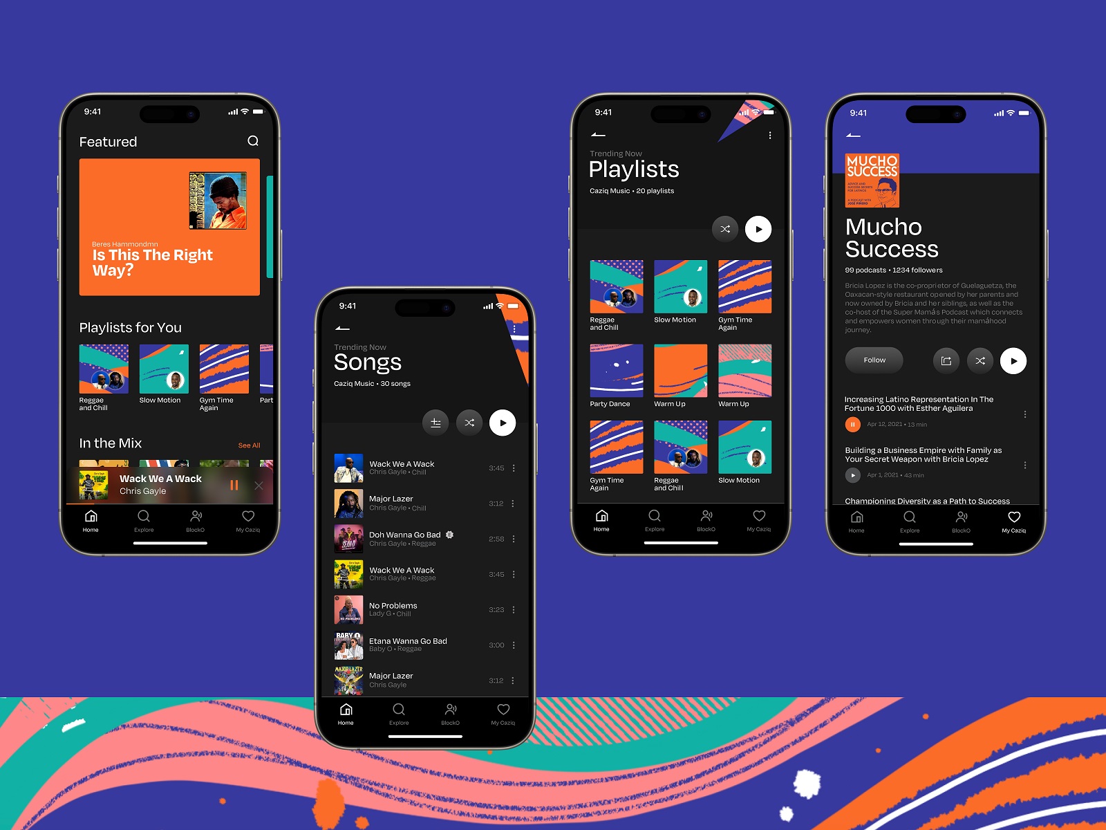 music application design tubik