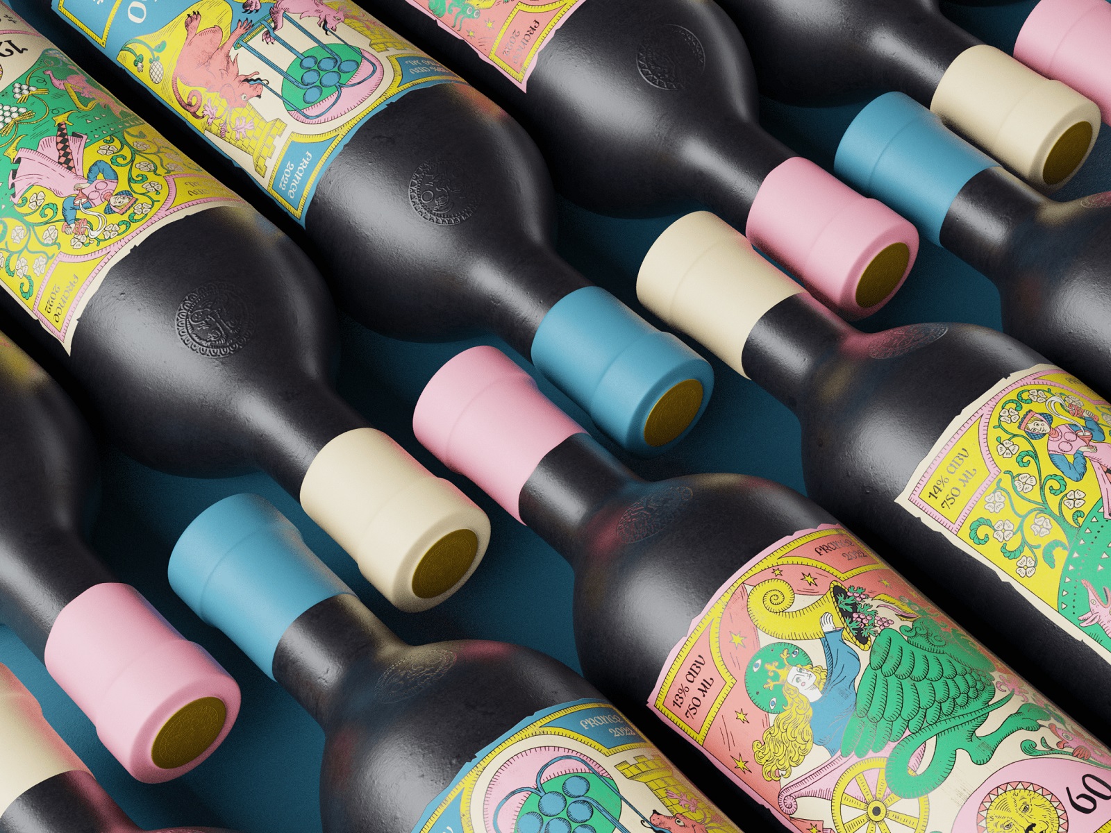 case study medival style wine packaging tubik arts