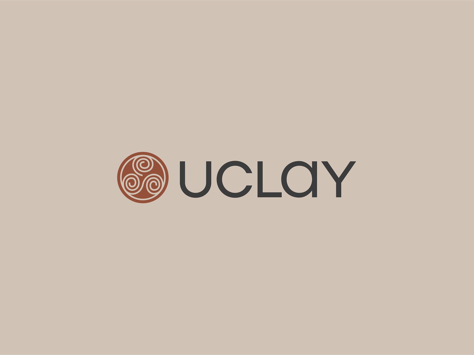 Uclay logo design ceramics and pottery tubik arts