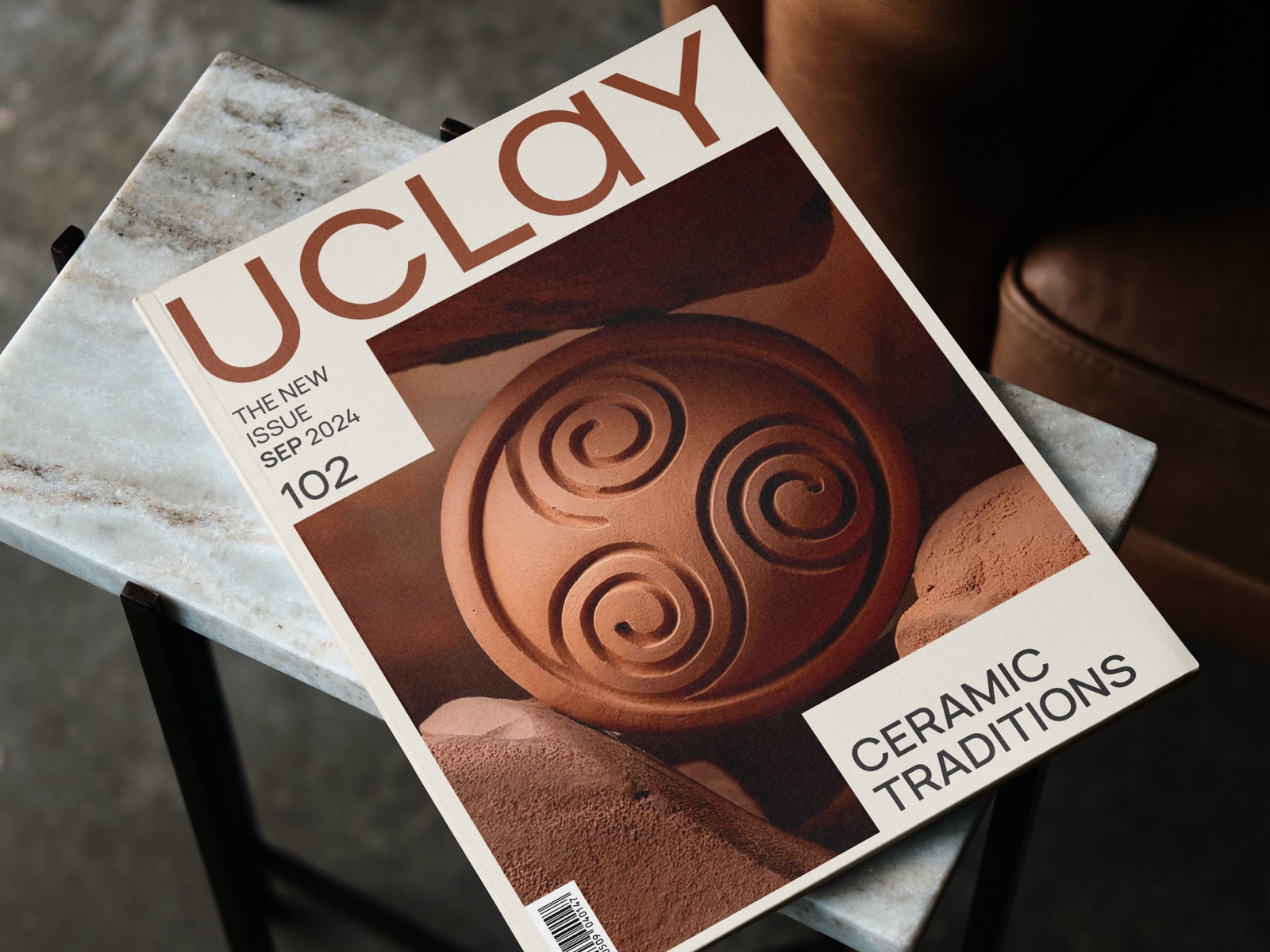 pottery and ceramics brand design tubikarts magazine cover